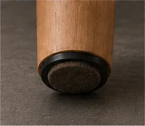Detailaufnahme eines gesicherten Filzgleiters